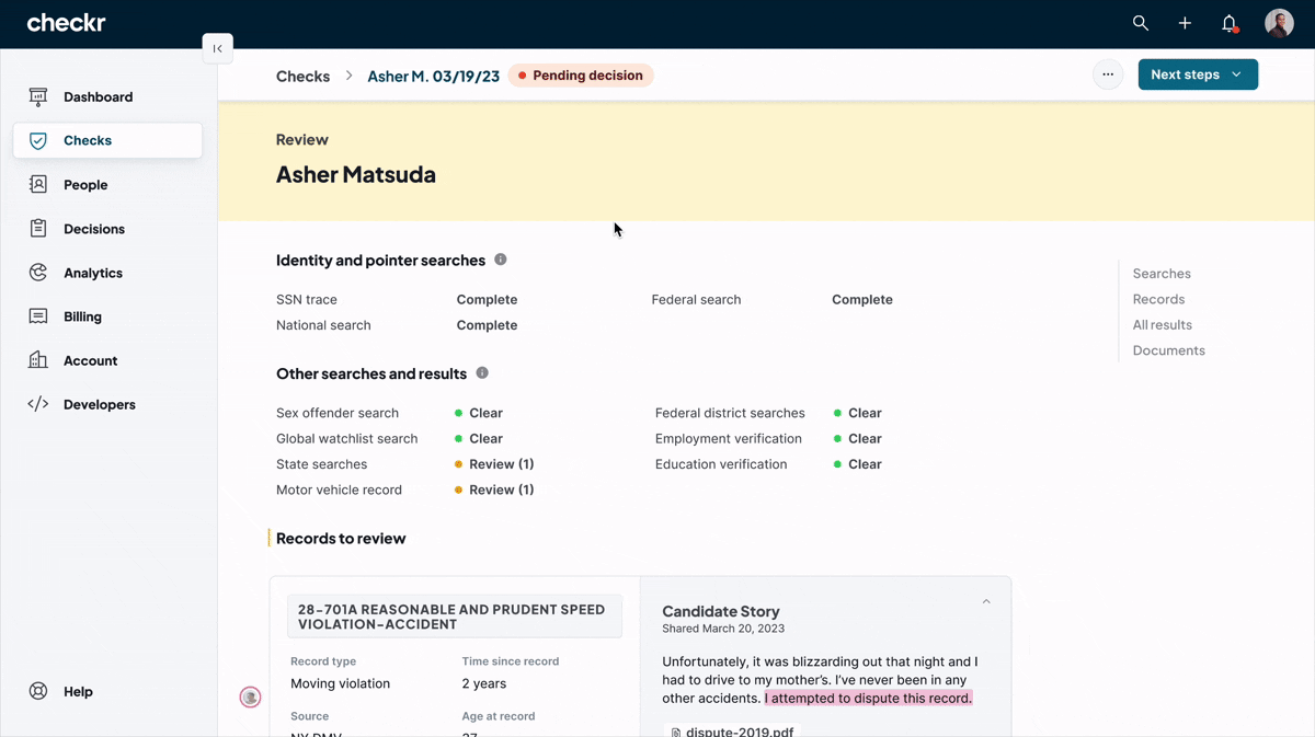 In-product education